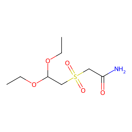 2-[(2,2-Diethoxyethyl)sulfonyl]acetamide structure