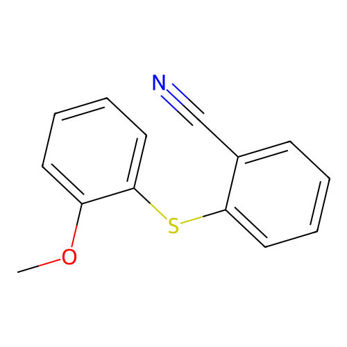 2-[(2-Methoxyphenyl)sulfanyl]benzonitrile structure