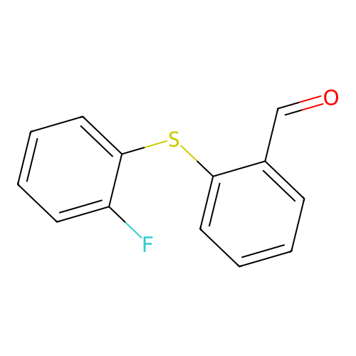 2-[(2-Fluorophenyl)sulfanyl]benzaldehyde structure