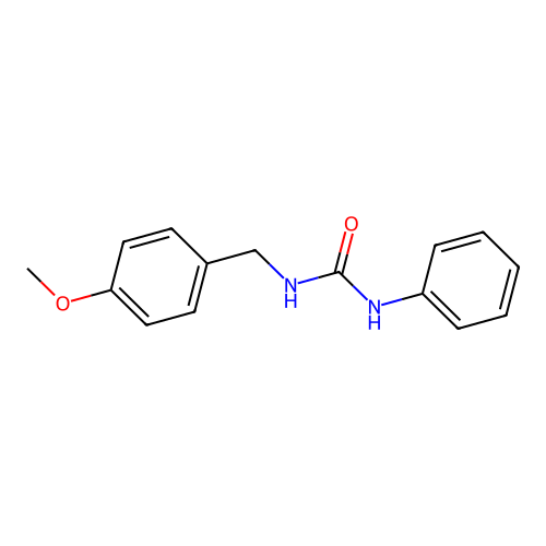 1-[(4-Methoxyphenyl)methyl]-3-phenylurea structure