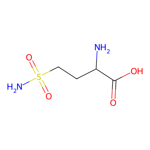 2-Amino-4-sulfamoylbutanoic acid structure