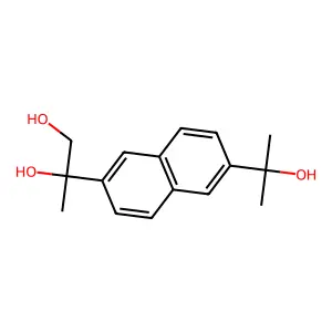 2,6-Naphthalenedimethanol, alpha-(hydroxymethyl)-alpha,alpha',alpha'-trimethyl- structure