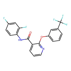 吡氟酰草胺 structure
