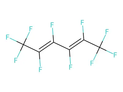 Perfluoro-2,4-hexadiene structure