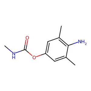 4-Amino-3,5-xylyl N-methylcarbamate structure
