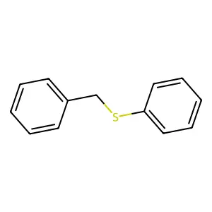 苄基苯基硫醚 structure