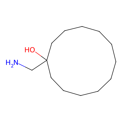 Cyclododecanol, 1-aminomethyl- structure