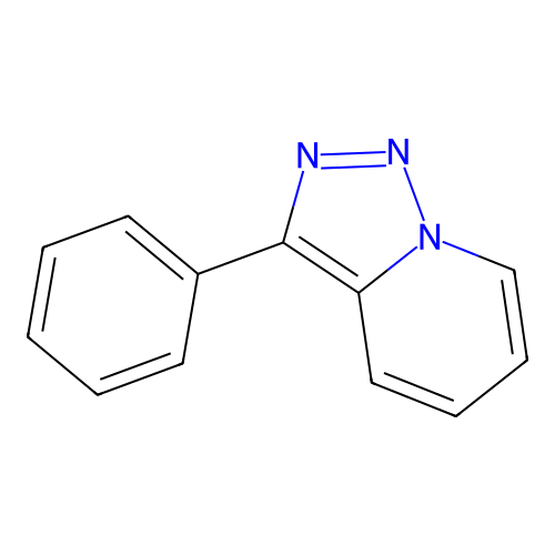 3-Phenyl-1,2,3-triazolo(1,5-a)pyridine structure