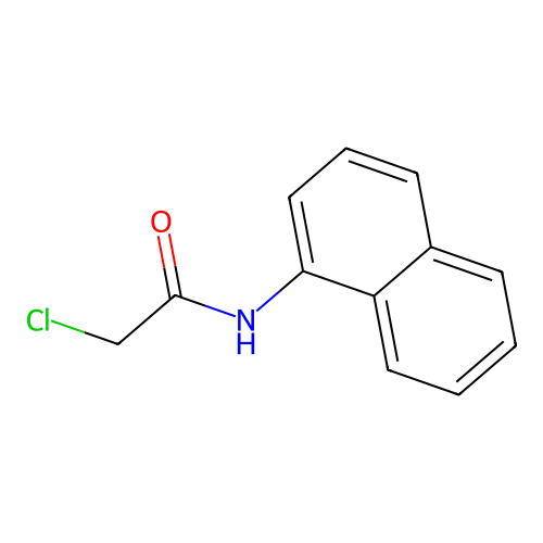 2-Chloro-N-(1-naphthyl)acetamide structure