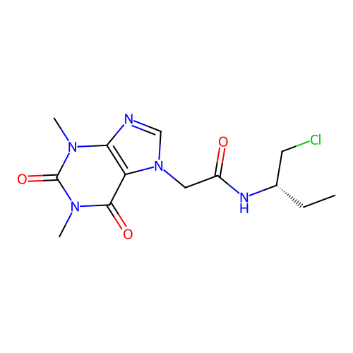 L-(-)-Chlambamide structure