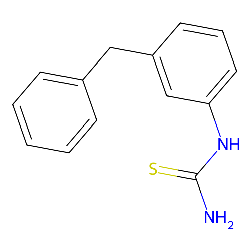 (3-Benzylphenyl)thiourea structure