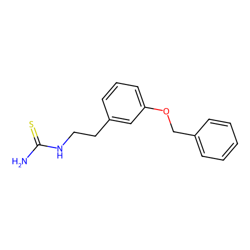 Thiourea, [2-[3-(phenylmethoxy)phenyl]ethyl]- structure