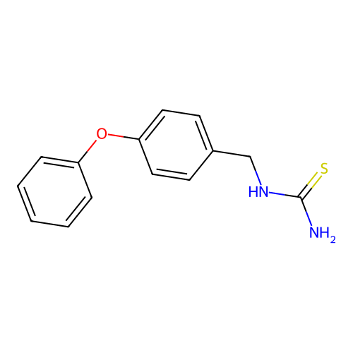 (4-Phenoxyphenyl)methylthiourea structure