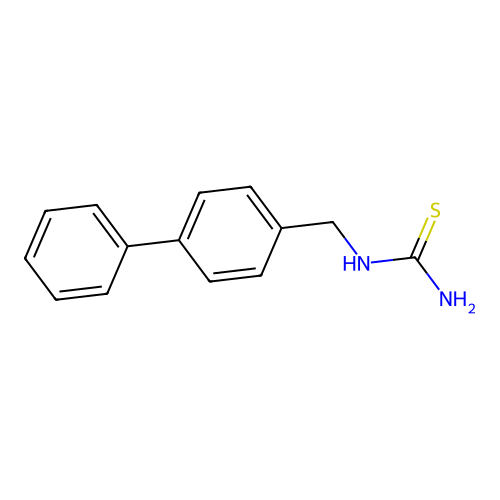(4-Phenylphenyl)methylthiourea structure