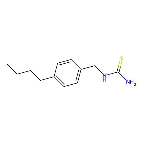(4-Butylphenyl)methylthiourea structure
