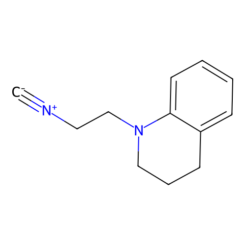Quinoline, 1,2,3,4-tetrahydro-1-(2-isocyanoethyl)- structure