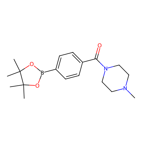 4-(4-Methylpiperazine-1-carbonyl)phenylboronic acid pinacol ester structure