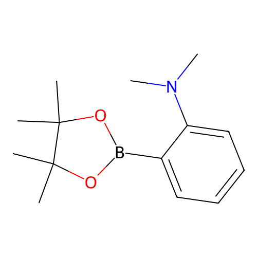 2-(二甲氨基)苯基硼酸 pinacol 酯 structure