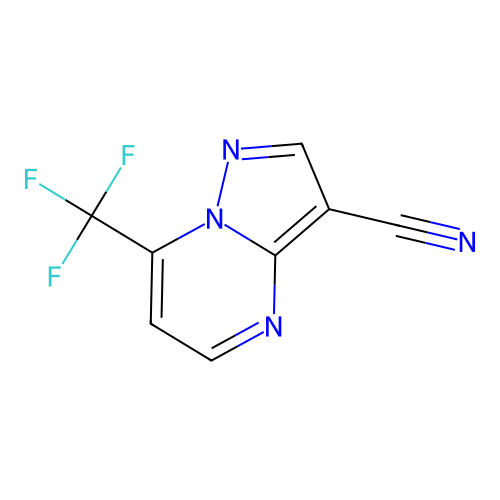 7-(Trifluoromethyl)pyrazolo[1,5-a]pyrimidine-3-carbonitrile structure