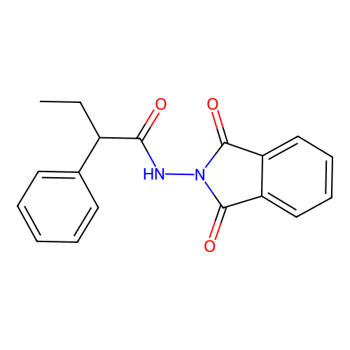 N-(1,3-dioxo-1,3-dihydro-2H-isoindol-2-yl)-2-phenylbutanamide structure