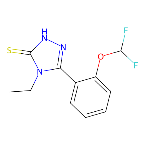 5-(2-(Difluoromethoxy)phenyl)-4-ethyl-4H-1,2,4-triazole-3-thiol structure