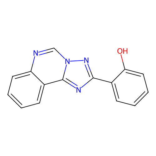 Phenol, 2-([1,2,4]triazolo[1,5-c]quinazolin-2-yl)- structure