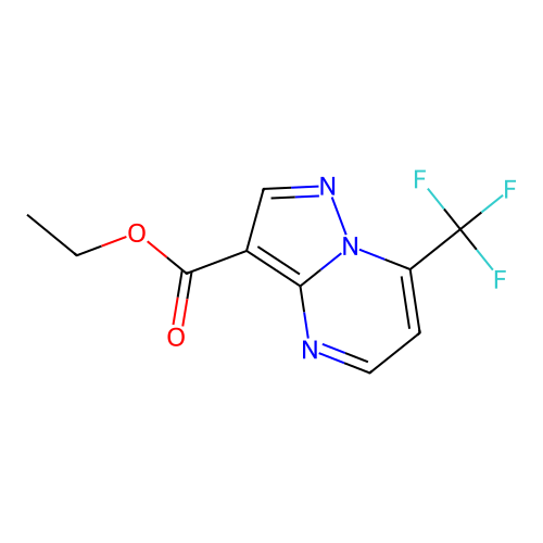 Ethyl 7-(trifluoromethyl)pyrazolo[1,5-a]pyrimidine-3-carboxylate structure