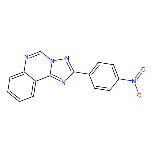 2-(4-Nitrophenyl)-[1,2,4]triazolo[1,5-c]quinazoline structure