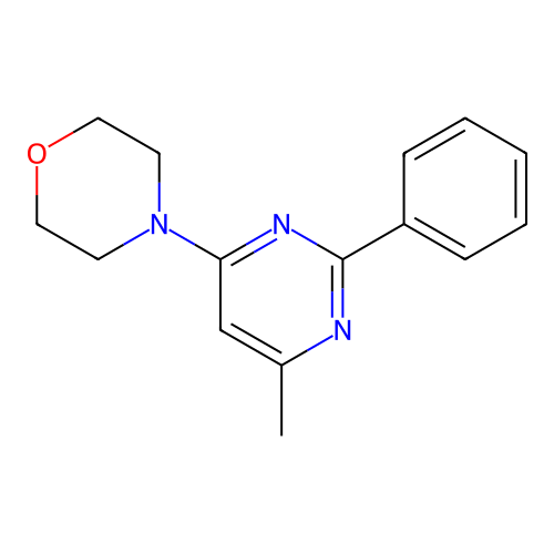 4-(6-Methyl-2-phenylpyrimidin-4-yl)morpholine structure