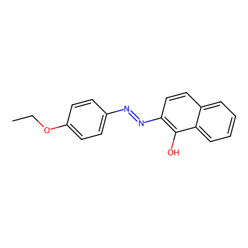 2-[2-(4-Ethoxyphenyl)diazenyl]-1-naphthalenol structure