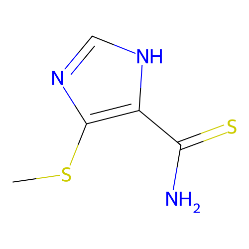 5-(Methylthio)-1H-imidazole-4-carbothioamide structure