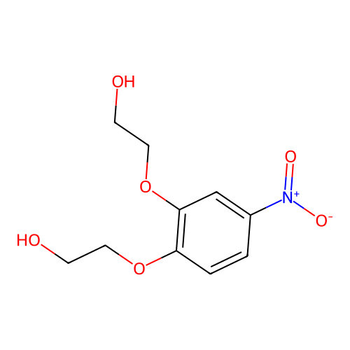 2-[2-(2-Hydroxyethoxy)-4-nitrophenoxy]ethan-1-ol structure