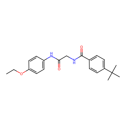 4-tert-butyl-N-[2-(4-ethoxyanilino)-2-oxoethyl]benzamide structure