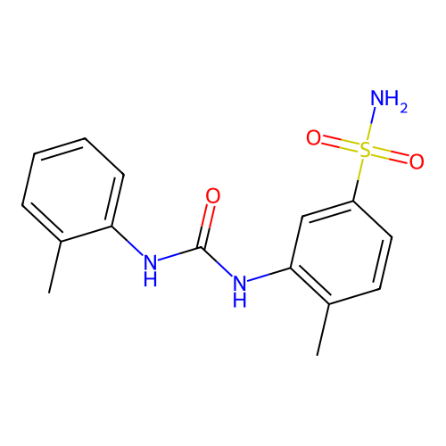 4-Methyl-3-[(2-toluidinocarbonyl)amino]benzenesulfonamide structure