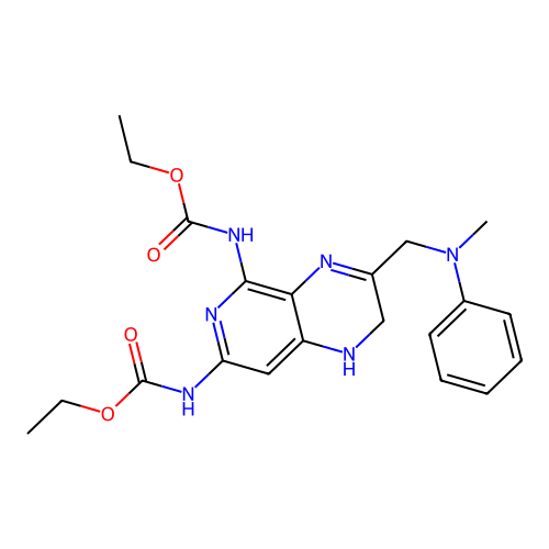 ethyl N-[5-(ethoxycarbonylamino)-3-[(N-methylanilino)methyl] structure