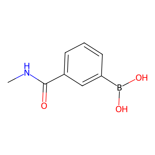 3-(Methylcarbamoyl)benzeneboronic acid structure