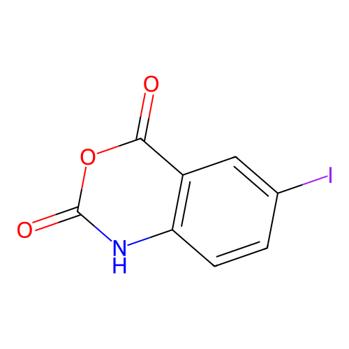 6-iodo-2H-3,1-benzoxazine-2,4(1H)-dione structure