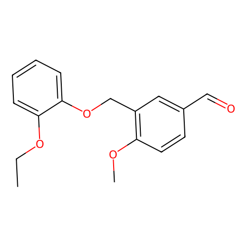 3-[(2-Ethoxyphenoxy)methyl]-4-methoxybenzaldehyde structure