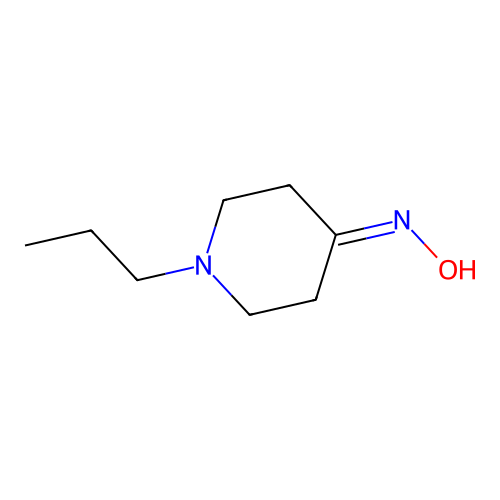 1-Propylpiperidin-4-one oxime structure
