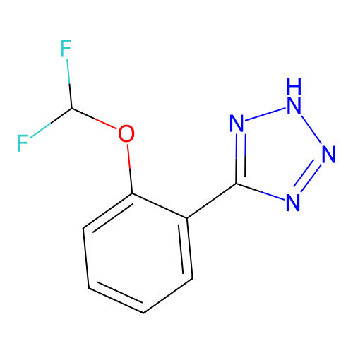 5-(2-Difluoromethoxy-phenyl)-2H-tetrazole structure