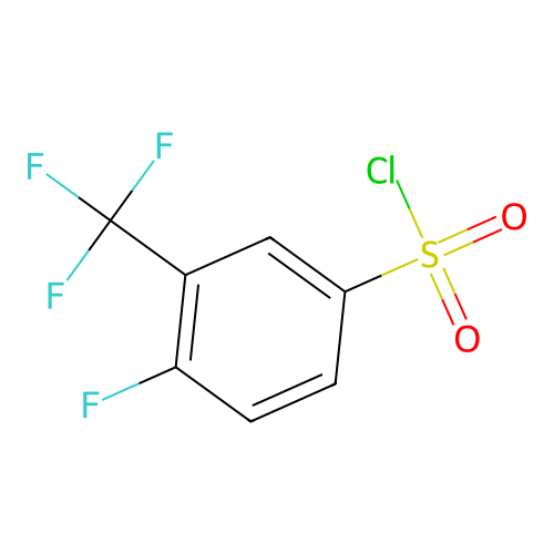 4-Fluoro-3-(trifluoromethyl)benzenesulfonyl Chloride structure