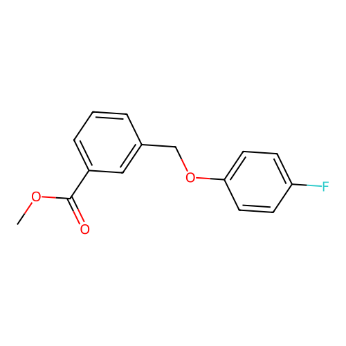 Methyl 3-[(4-fluorophenoxy)methyl]benzoate structure