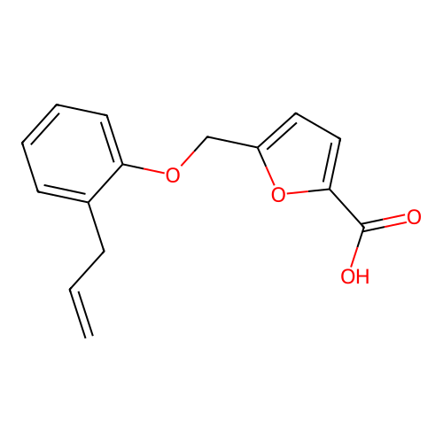 5-{[2-(Prop-2-en-1-yl)phenoxy]methyl}furan-2-carboxylic acid structure
