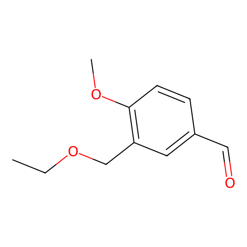 3-(Ethoxymethyl)-4-methoxybenzaldehyde structure