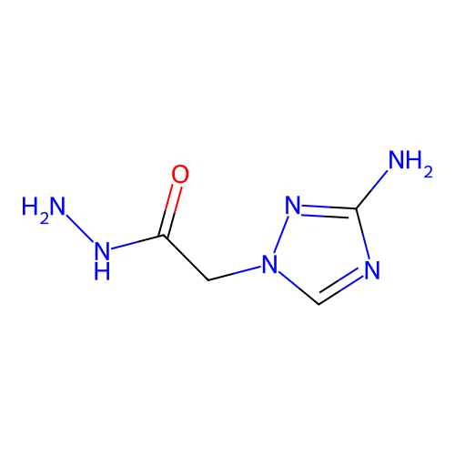 2-(3-amino-1H-1,2,4-triazol-1-yl)acetohydrazide structure
