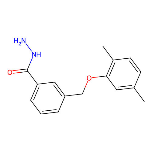 3-[(2,5-Dimethylphenoxy)methyl]benzohydrazide structure