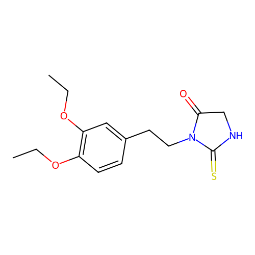 1-(3,4-Diethoxyphenethyl)-2-mercapto-1H-imidazol-5(4H)-one structure
