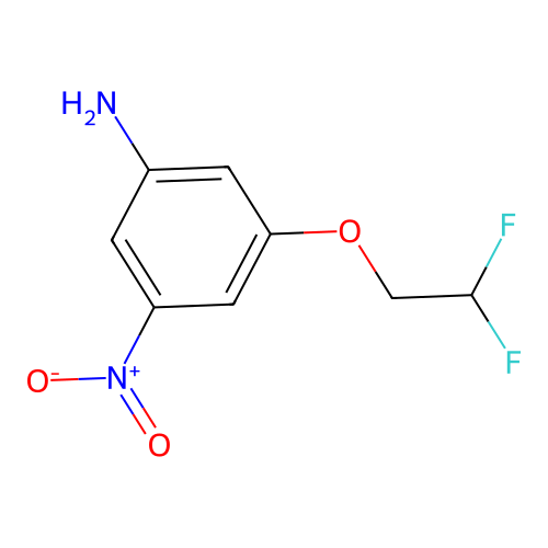 3-(2,2-Difluoroethoxy)-5-nitroaniline structure