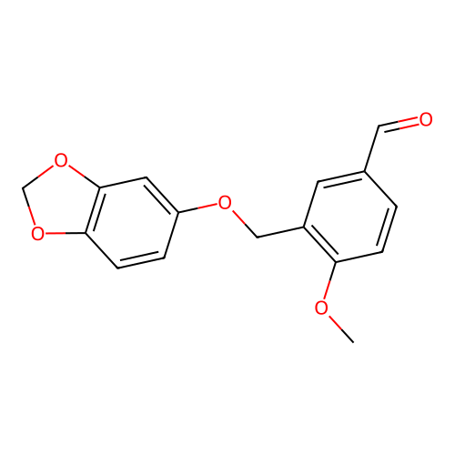 3-((Benzo[d][1,3]dioxol-5-yloxy)methyl)-4-methoxybenzaldehyde structure