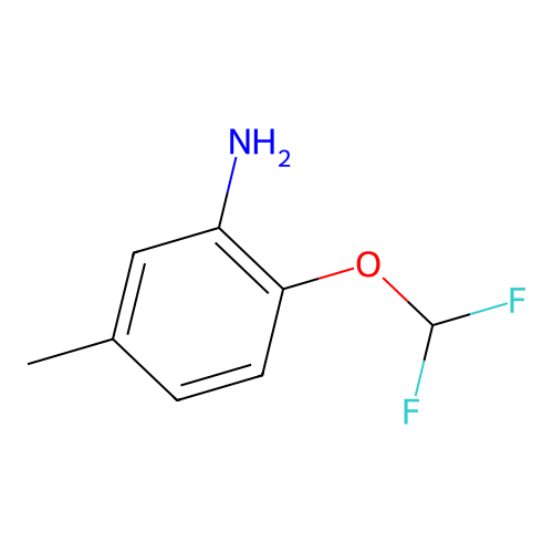 2-(Difluoromethoxy)-5-methylaniline structure